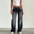 Women Y2K Wide Leg Denim Pants - Swefashionstore