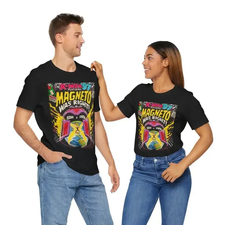 Aesthetic Magneto Was Right - Marvels X-Men 97 Vintage Mutant Superheroes Movie Streetwear Unisex Short Sleeve T-Shirt - Swefashionstore