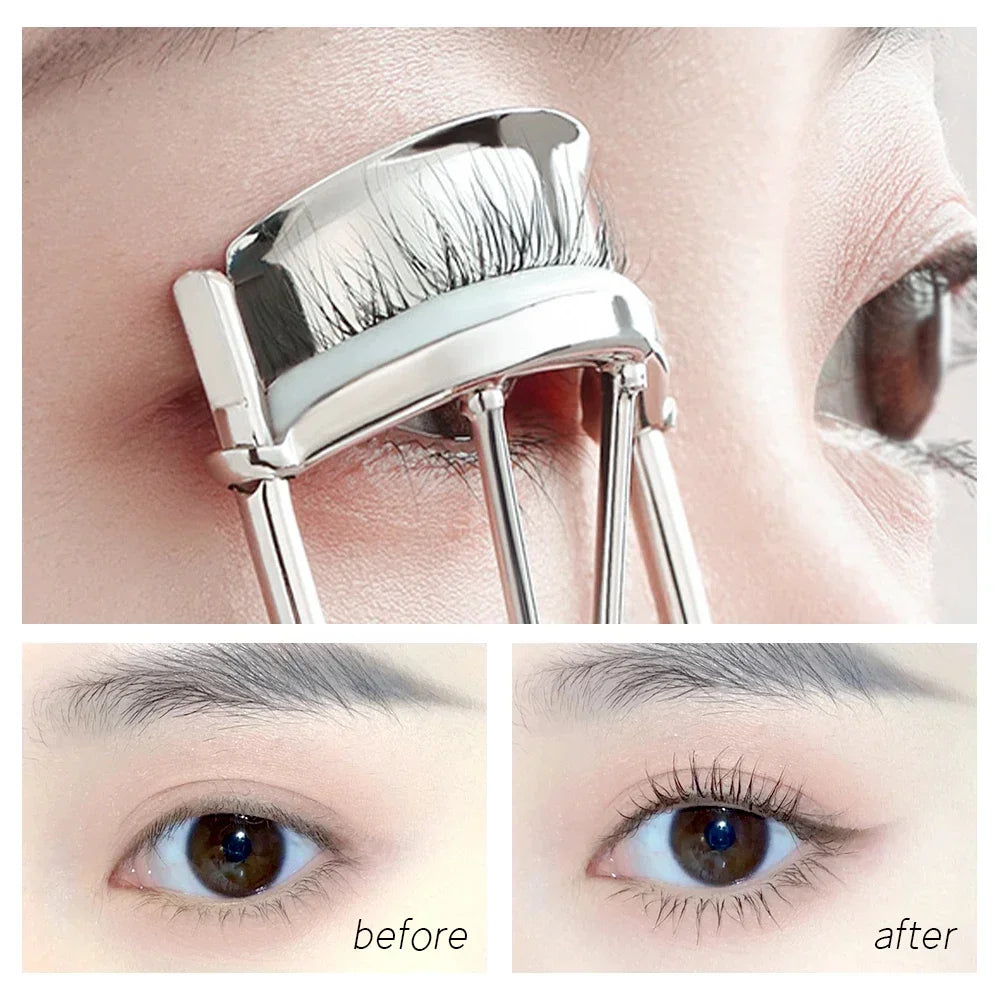Eyelash Curler With Silicone Strip Eye Makeup Tool