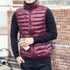 Autumn Winter Men Duck Down Vest 2025 Ultralight Sleeveless Puffer Vest - Swefashionstore