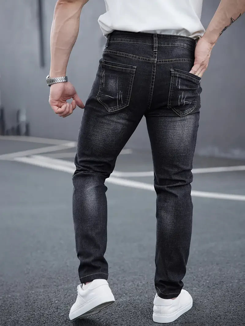CHOLYL Herren Slim Casual Street CLASSIC Skinny Jeans