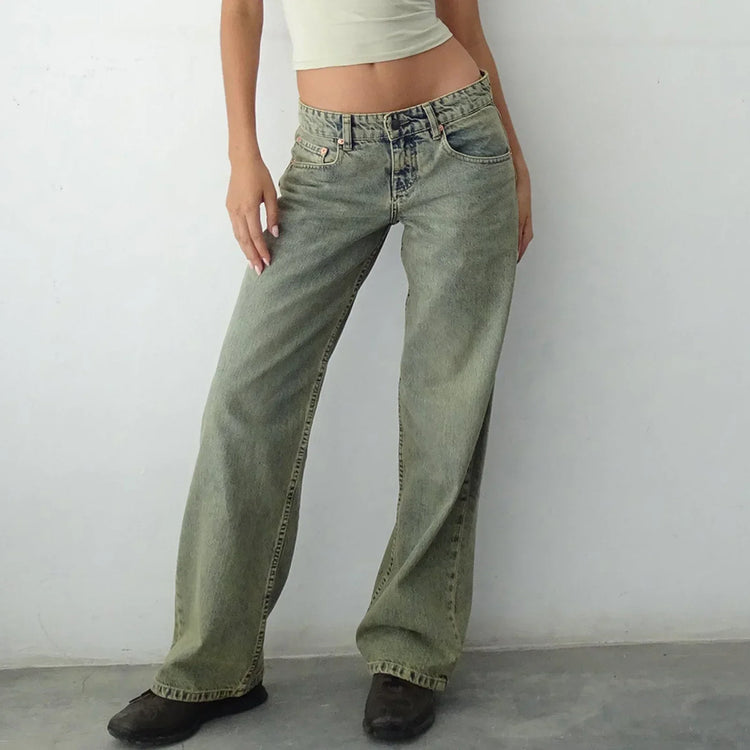 Women Casual Low Rise Jeans - Swefashionstore