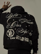 Harajuku Letter Print Loose Sweatshirt Hoodie, Long Sleeve, Pocket, Y2K Hip Hop Punk Style, Unisex Streetwear - Swefashionstore