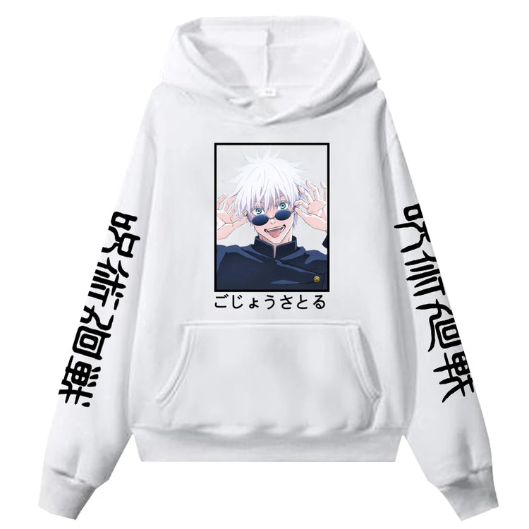 Jujutsu Kaisen Gojo Satoru-Printed Men Women Hoodies - Swefashionstore