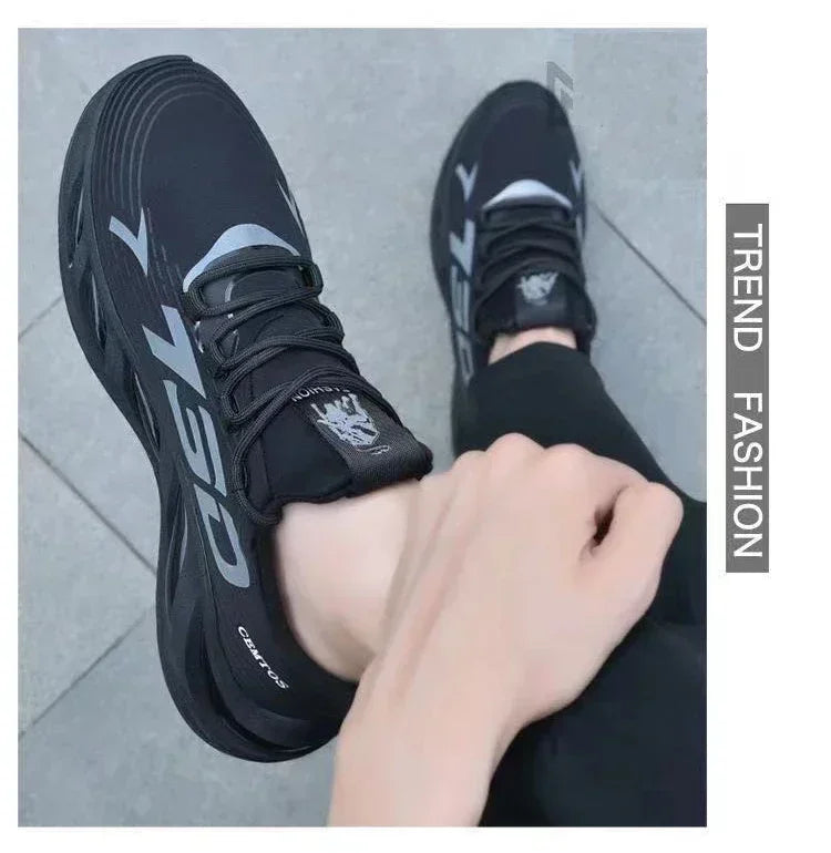 Shoes for Men Casual Slip on Fashion Sneakers Breathable Running Shoes Outdoor Walking Training Tennis Shoes - Swefashionstore