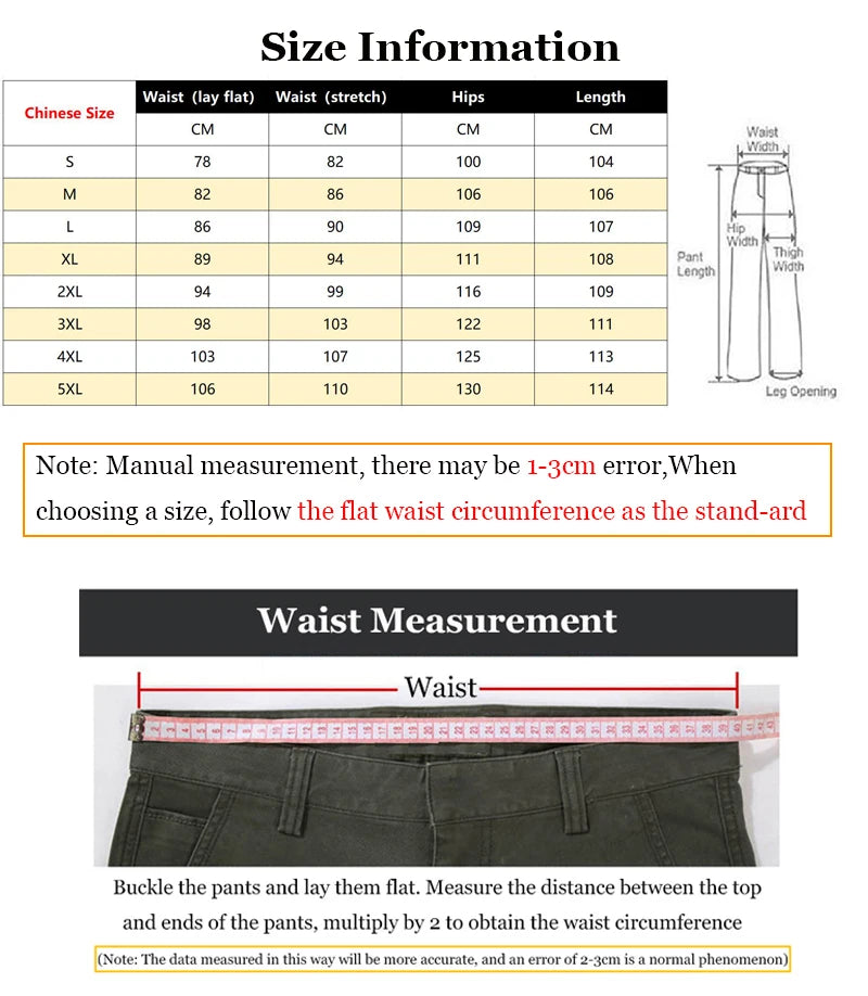 New Mens Tactical Pants Multiple Pocket Elasticity Military Urban Commuter Tacitcal Trousers Men Waterproof Cargo Pant 6XL - Swefashionstore