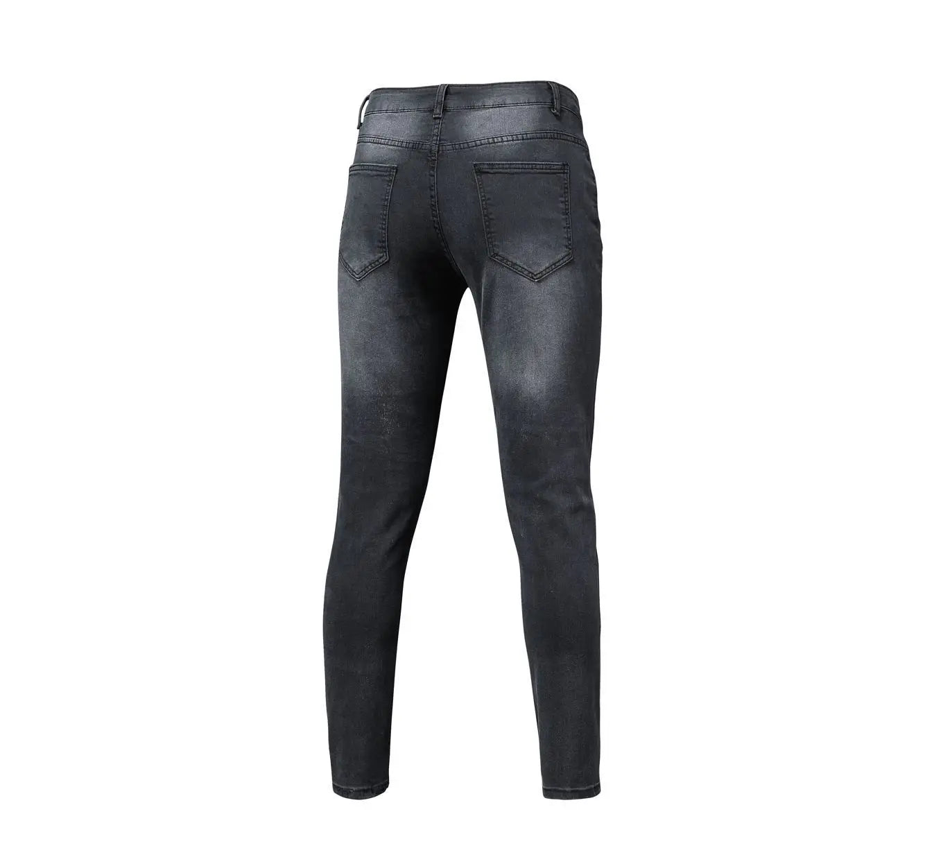 NEW Men Stretchy Ripped Skinny Elastic Jeans