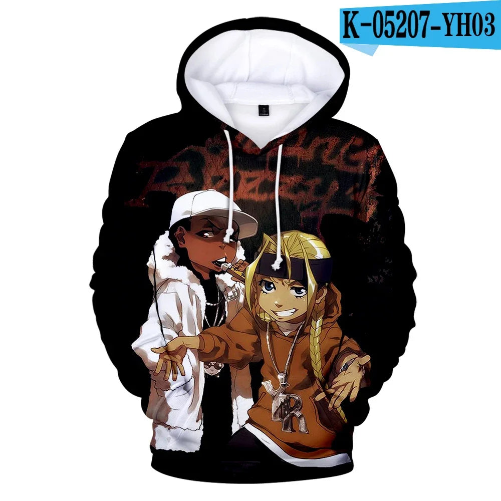Die BOONDOSCKS Hoodies 3D FASHION Langarm-Sweatshirt