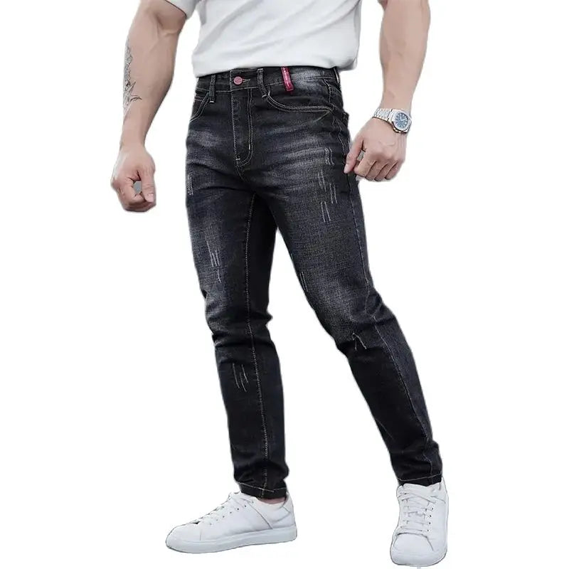 CHOLYL Herren Slim Casual Street CLASSIC Skinny Jeans