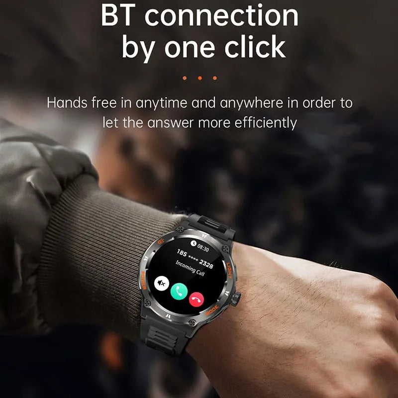 New Rugged Military Smart Watch - Swefashionstore