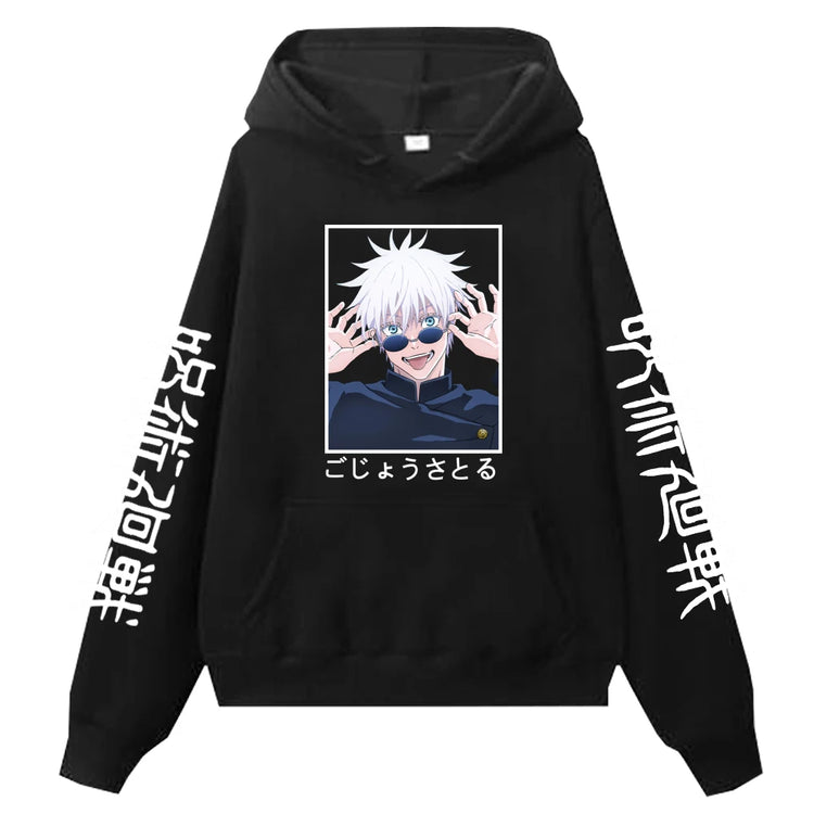 Jujutsu Kaisen Gojo Satoru-Printed Men Women Hoodies - Swefashionstore
