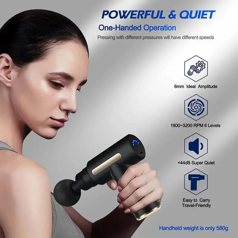 OUSSIRRO Mini Portable Fascia Gun Deep Tissue Massage Gun