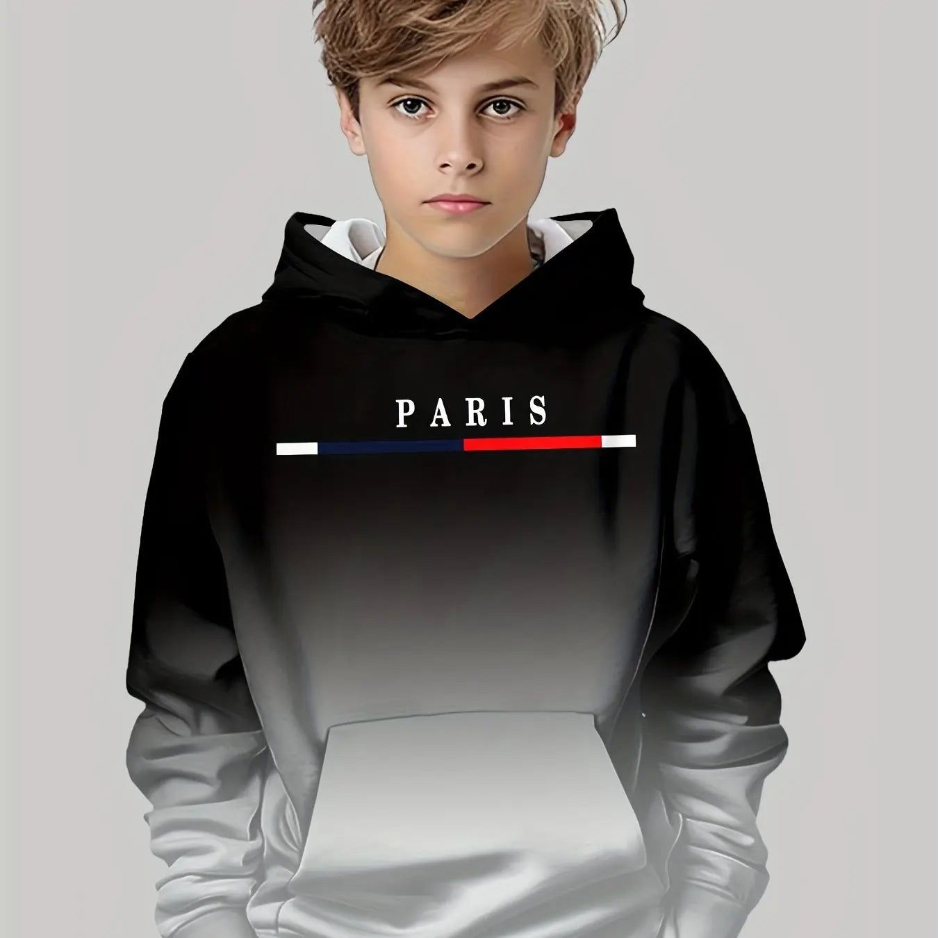 Kids Clothes Boys And Girls Hoodies Long-Sleeve 3D Letter Print