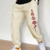 Fashion Men Printing Clothing Trousers Drawstring Casual Pants Sweatpants Autumn And Winter Jogging Sports Fitness Pants - Swefashionstore