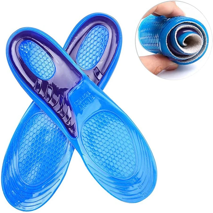 SILICONE Insoles for Shoes Orthotic Arch Support - Swefashionstore