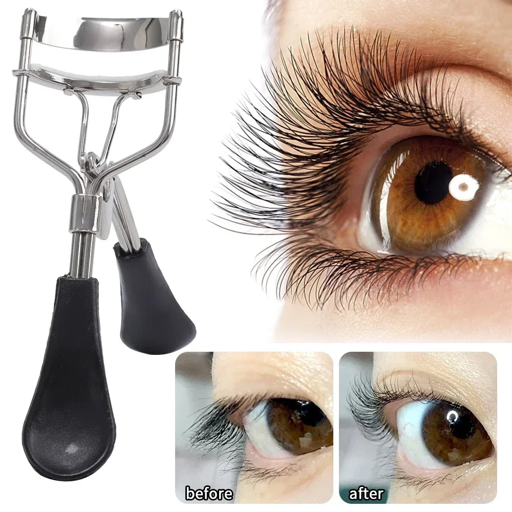 Eyelash Curler With Silicone Strip Eye Makeup Tool