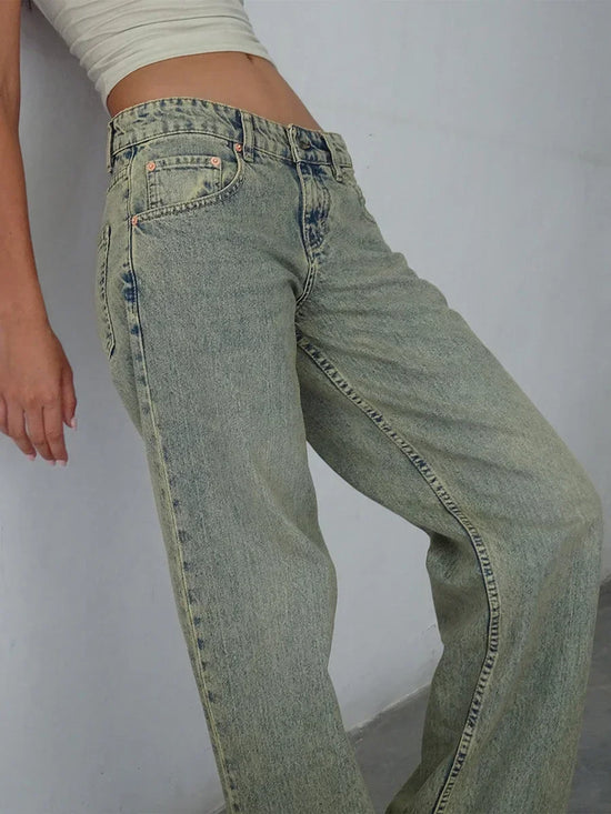 Women Casual Low Rise Jeans - Swefashionstore