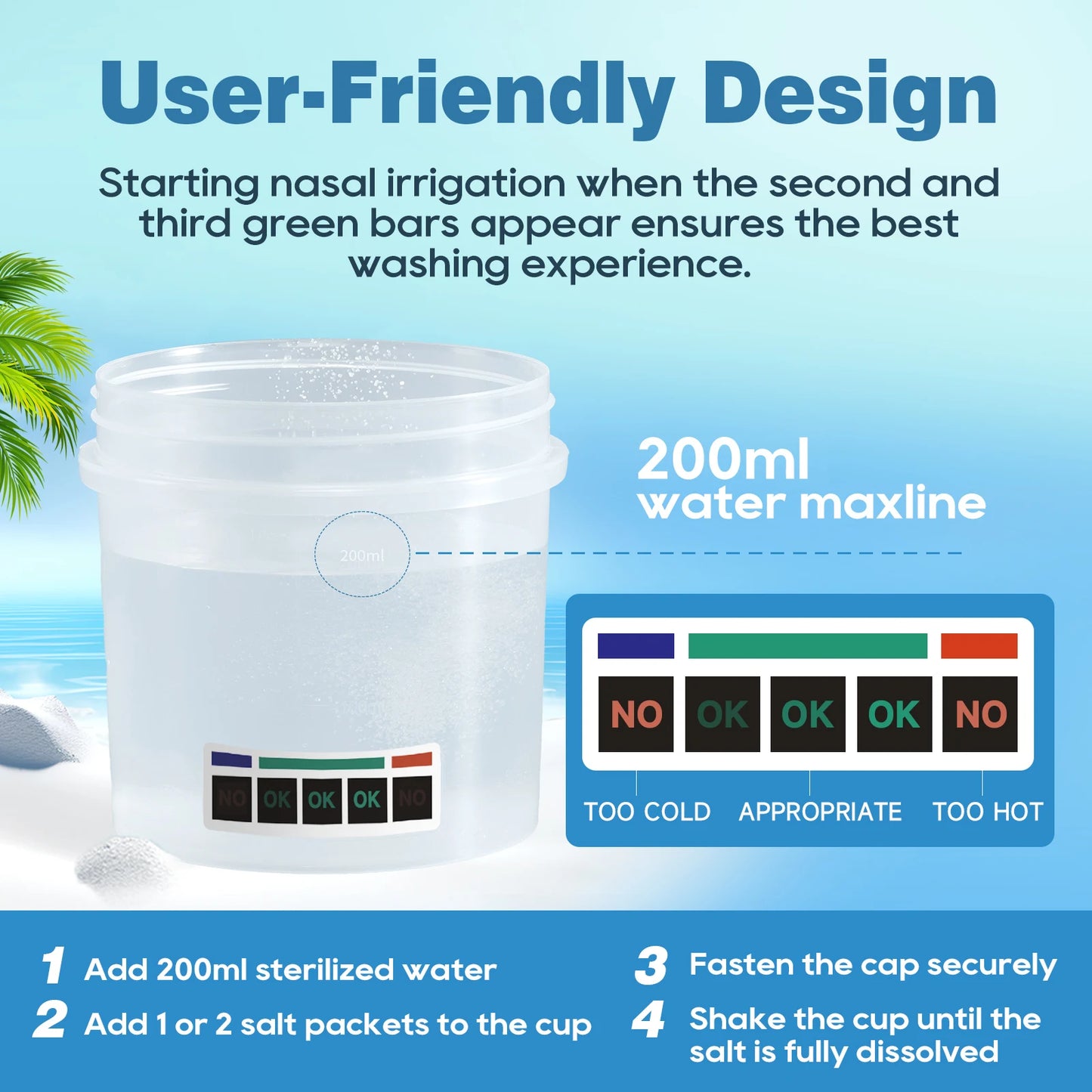 Electric Nasal Irrigation System with 50 SaltPods