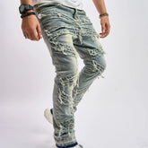 BESTSELLER Stylish Loose RIPPED Patch DENIM Jeans - Swefashionstore