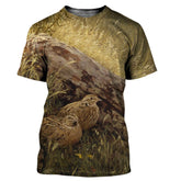 Camouflage Hunting Animals Quail 3D Print - Swefashionstore