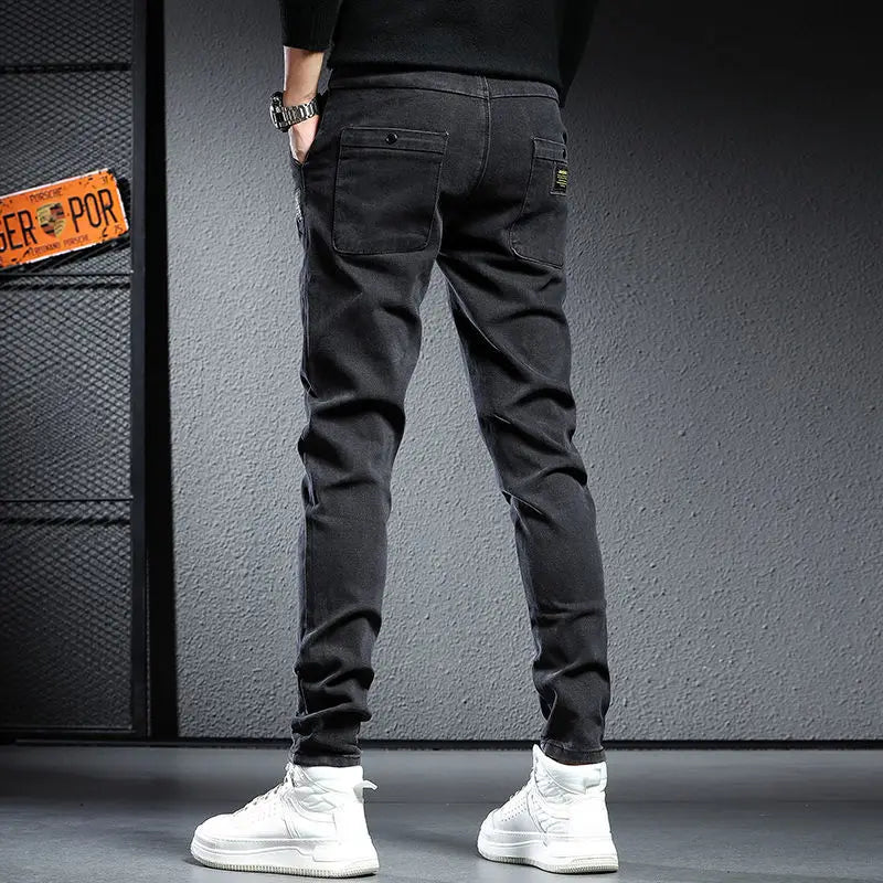 BESTSELLER Men's Elastic Waist Denim HAREM Jeans