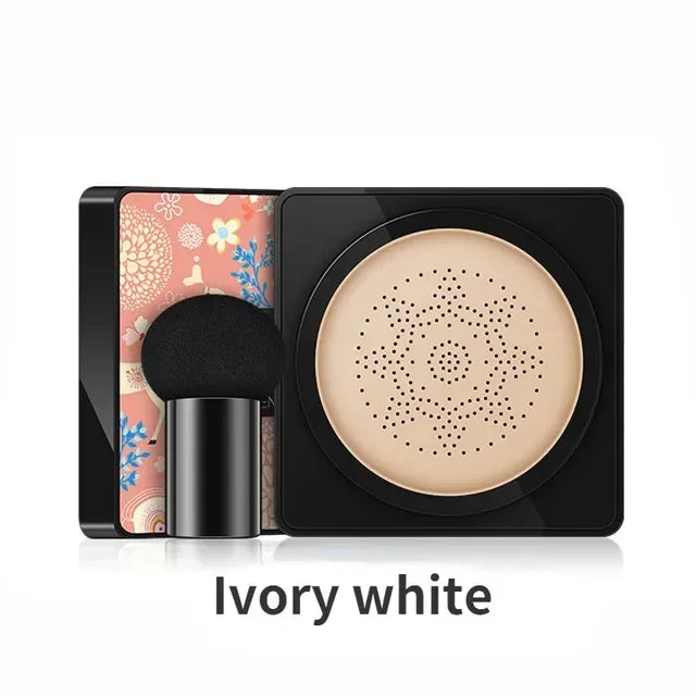 BB Air Cushion Base Foundation with Mushroom Head CC Cream Moisturizing Hydrating Concealer Makeup Brighten Skin Tone Cosmetics - Swefashionstore