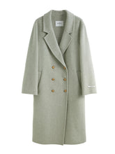 DUSHU 100% Wool Coat 2025 Winter Vintage Wool Coat - Swefashionstore