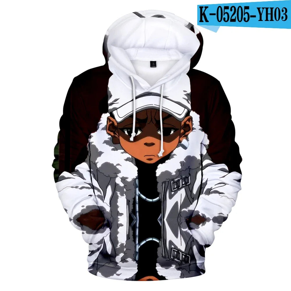 Die BOONDOSCKS Hoodies 3D FASHION Langarm-Sweatshirt