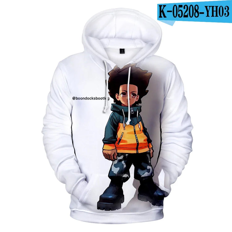 The BOONDOSCKS Hoodies 3D FASHION Long Sleeve Sweatshirt - Swefashionstore