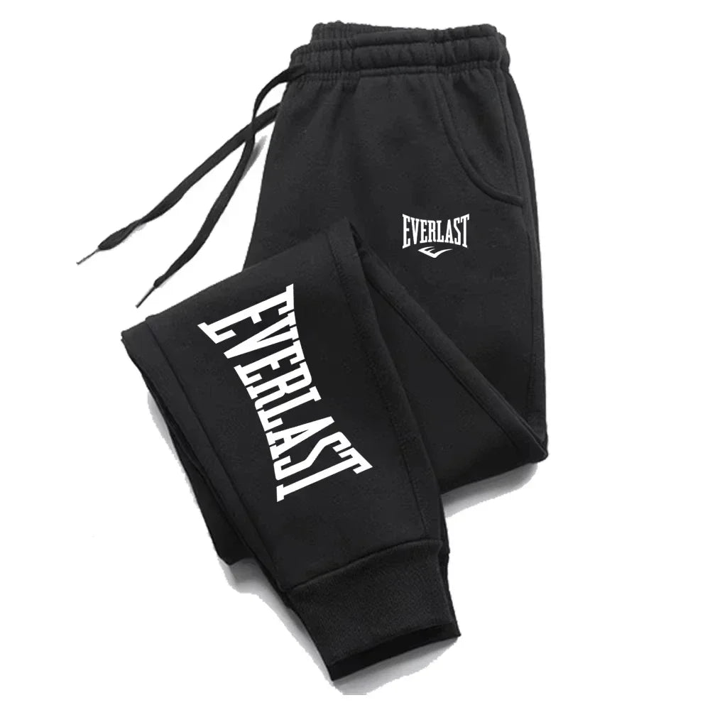 EVERLAST Men Women Jogging Sweatpants Running 2025 Trousers Fleece Streetwear Sport Oversized Jogger Sweat Pants 2025 Clothing - Swefashionstore
