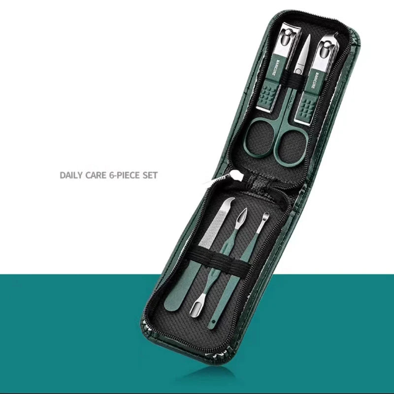 6 Pcs Travel Nail Scissors/Clippers Set Special Nail Manicure Beauty Tools