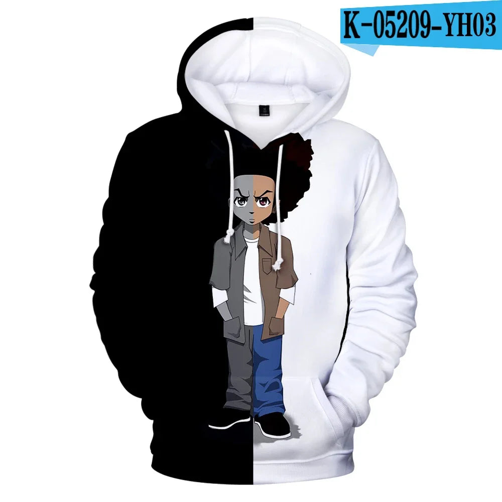 The BOONDOSCKS Hoodies 3D FASHION Long Sleeve Sweatshirt - Swefashionstore