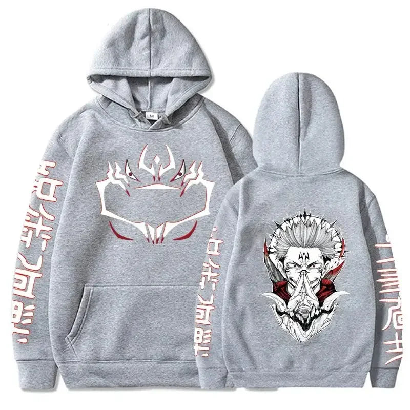 New Jujutsu Kaisen Long-Sleeve Casual Anime Hoodies - Swefashionstore