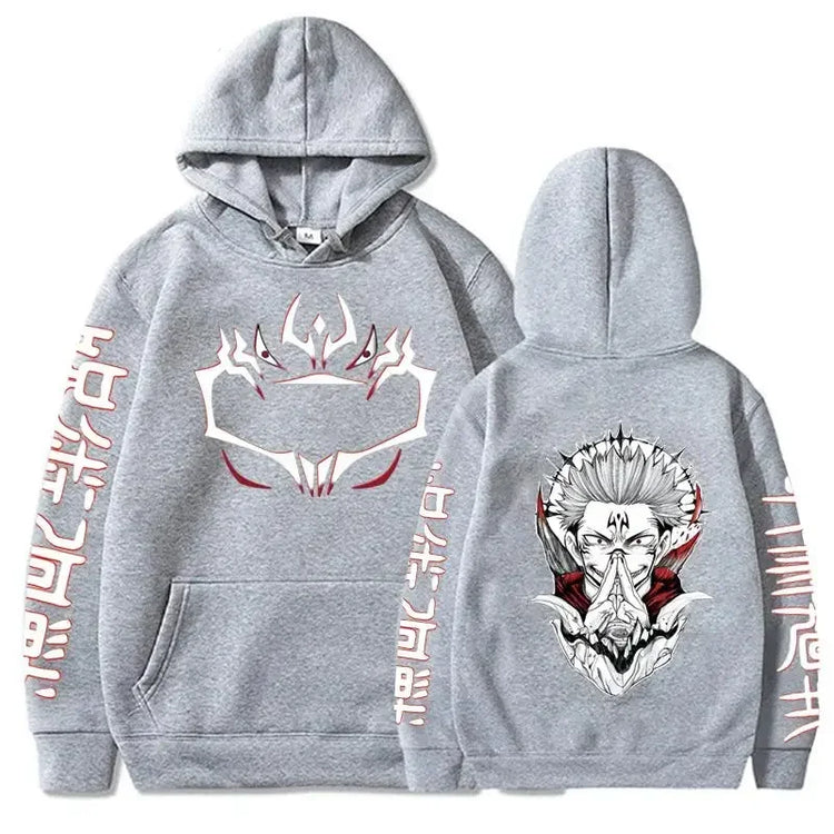 New Jujutsu Kaisen Long-Sleeve Casual Anime Hoodies - Swefashionstore