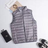Autumn Winter Men Duck Down Vest 2025 Ultralight Sleeveless Puffer Vest - Swefashionstore