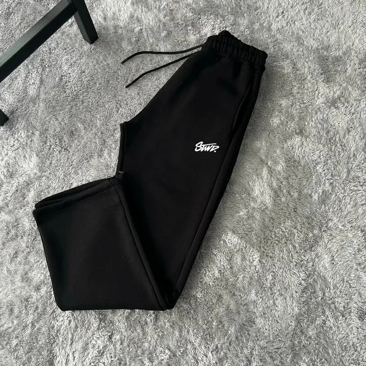 Street Casual Loose High-waisted Sweatpants Men Y2k Harajuku Hip-hop Fashion Versatile Oversized Trouser Women - Swefashionstore