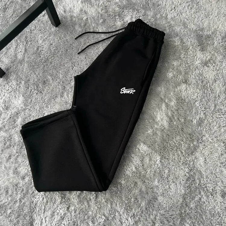 Street Casual Loose High-waisted Sweatpants Men Y2k Harajuku Hip-hop Fashion Versatile Oversized Trouser Women - Swefashionstore