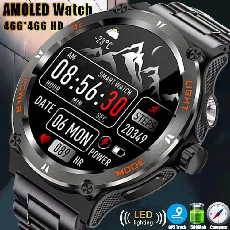 New Rugged Military Smart Watch - Swefashionstore
