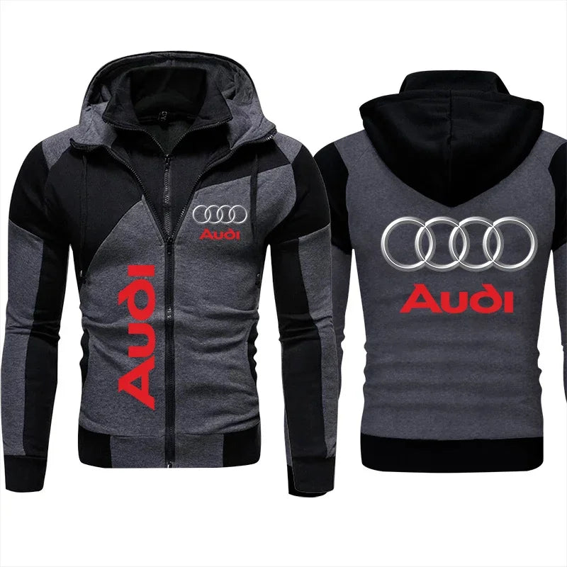 Audi Coats Audi Hoodie Jackets Men&