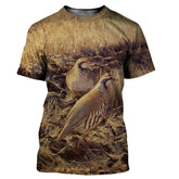 Camouflage Hunting Animals Quail 3D Print - Swefashionstore