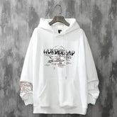 HOODED Embroidered HARAJUKU Sweatshirts for Men - Swefashionstore