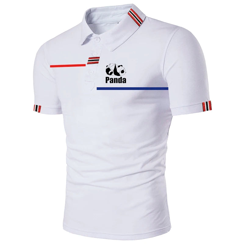 SUMMER Polo Shirt CASUAL Short Sleeve Lapel T-shirt