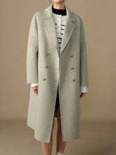 DUSHU 100% Wool Coat 2025 Winter Vintage Wool Coat - Swefashionstore