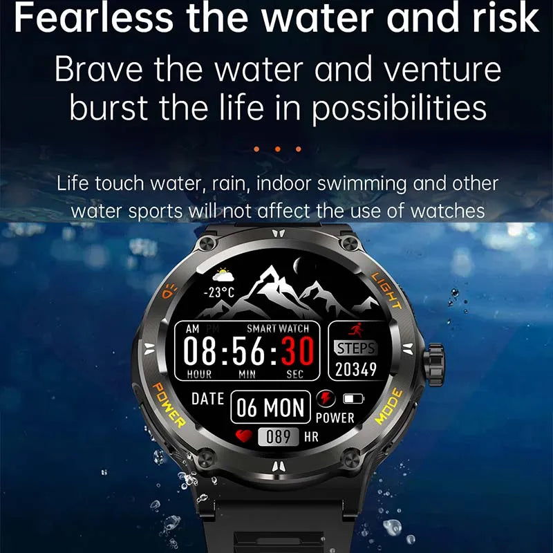 New Rugged Military Smart Watch - Swefashionstore