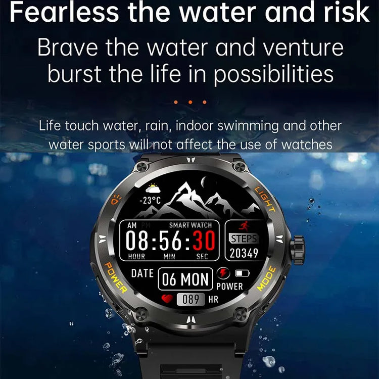 New Rugged Military Smart Watch - Swefashionstore