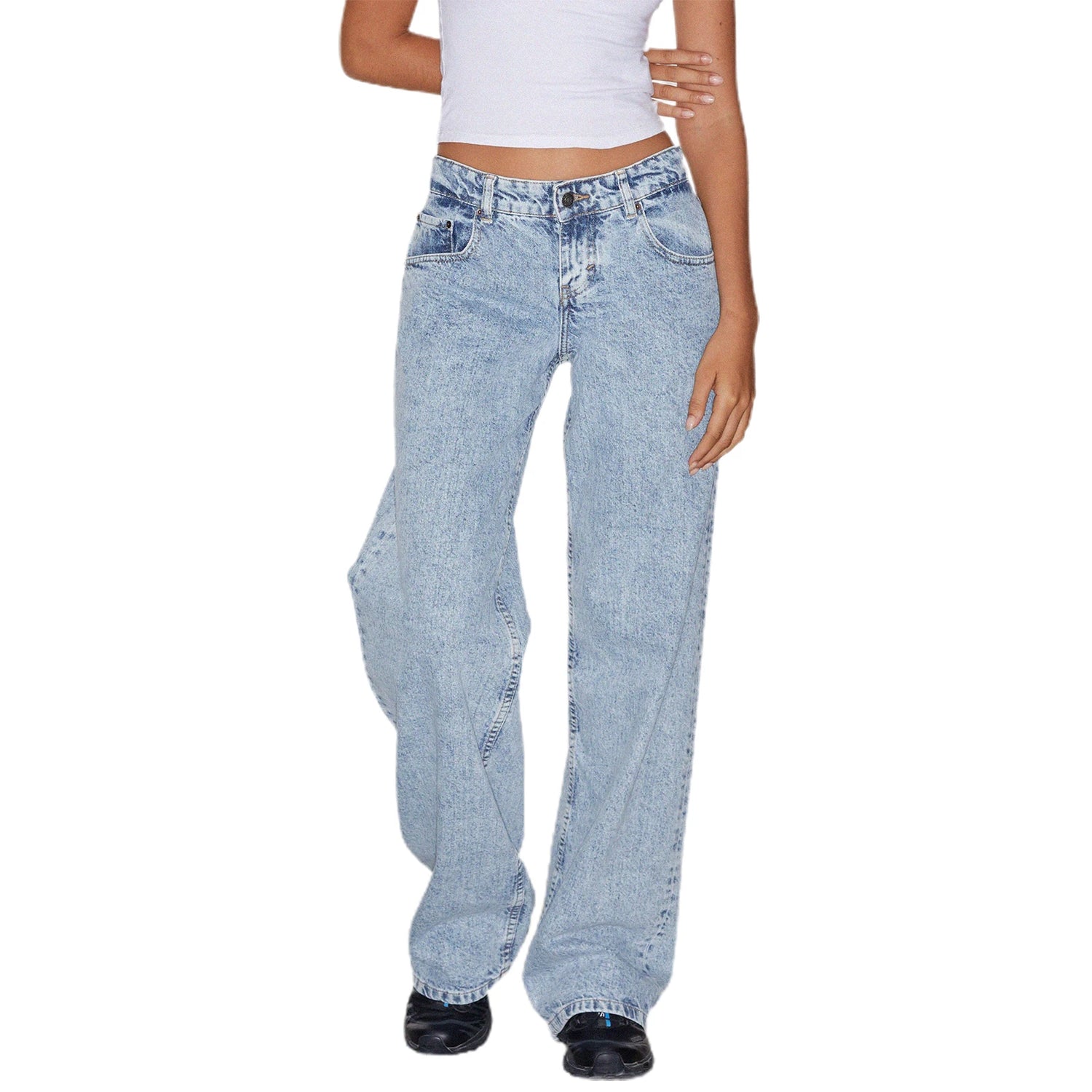 Women Casual Low Rise Jeans - Swefashionstore