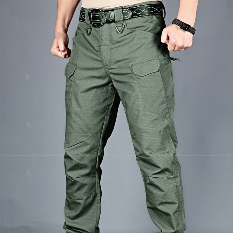 New Mens Tactical Pants Multiple Pocket Elasticity Military Urban Commuter Tacitcal Trousers Men Waterproof Cargo Pant 6XL - Swefashionstore