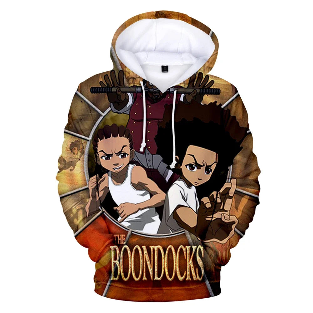 Die BOONDOSCKS Hoodies 3D FASHION Langarm-Sweatshirt
