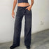 Women Y2K Wide Leg Denim Pants - Swefashionstore