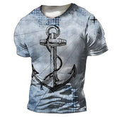 BESTSELLER Summer T-shirt Compass Printed - Swefashionstore